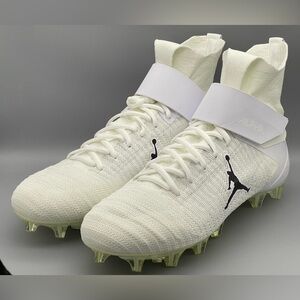 Jordan Alpha Menace Elite 2 White Football Cleats CV1664-103 Men's Size 13.5 NEW